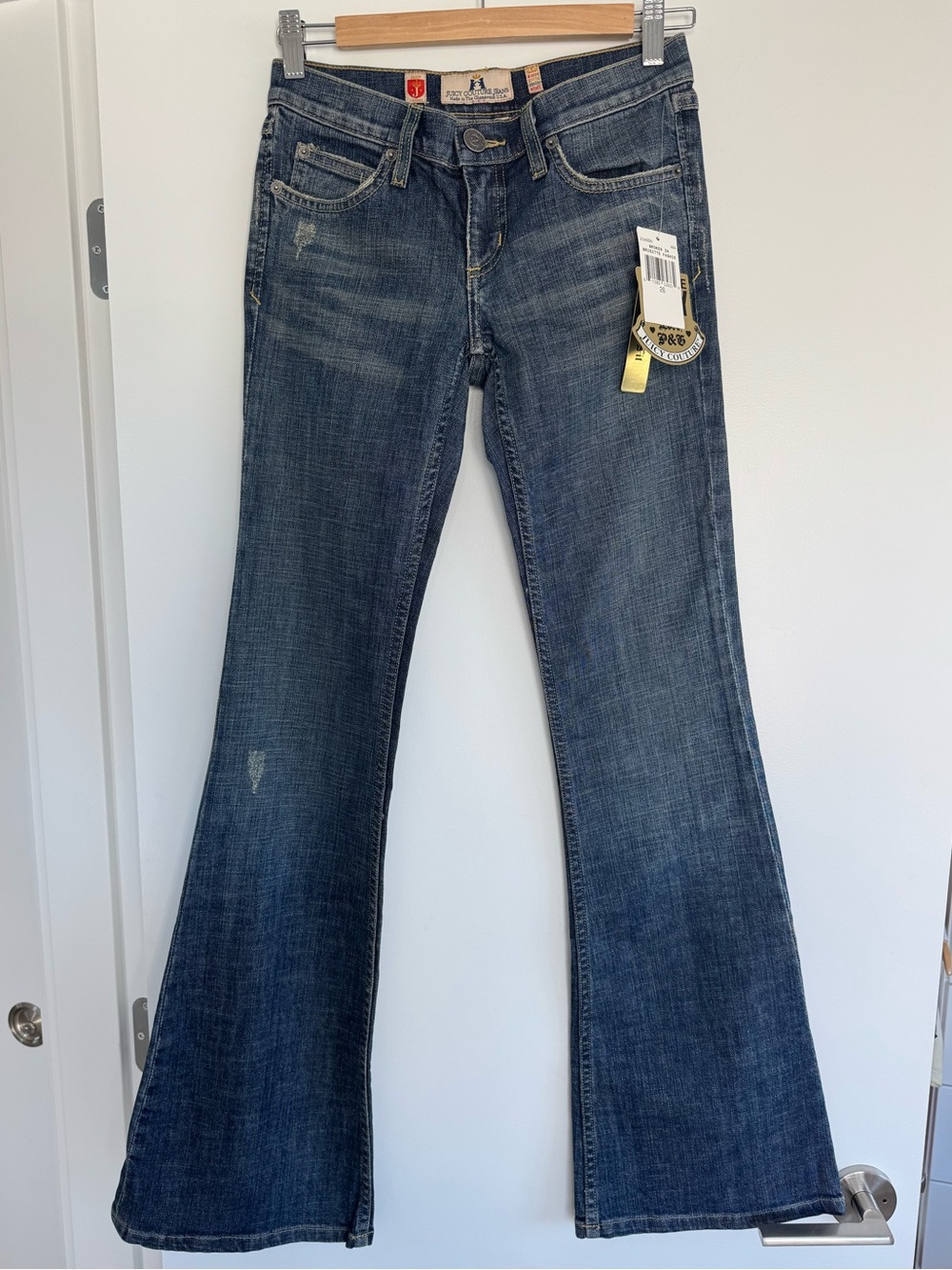 NWT Deadstock rare Juicy Couture y2k low rise flare denim jeans